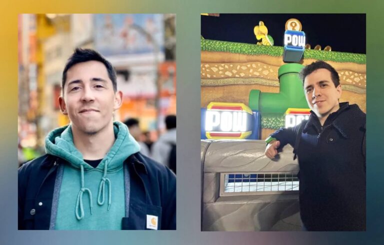 Cube y Luisín, socios de la Asociación de juegos de mesa Entre Tableros